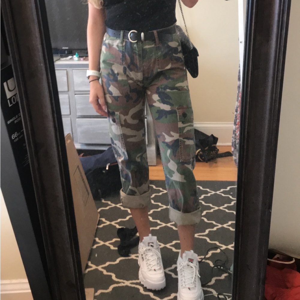 Urban outfitters camo utility pants